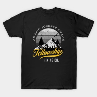 Fellowship Hiking Co - An Epic Journey Awaits - Distressed Fantasy T-Shirt